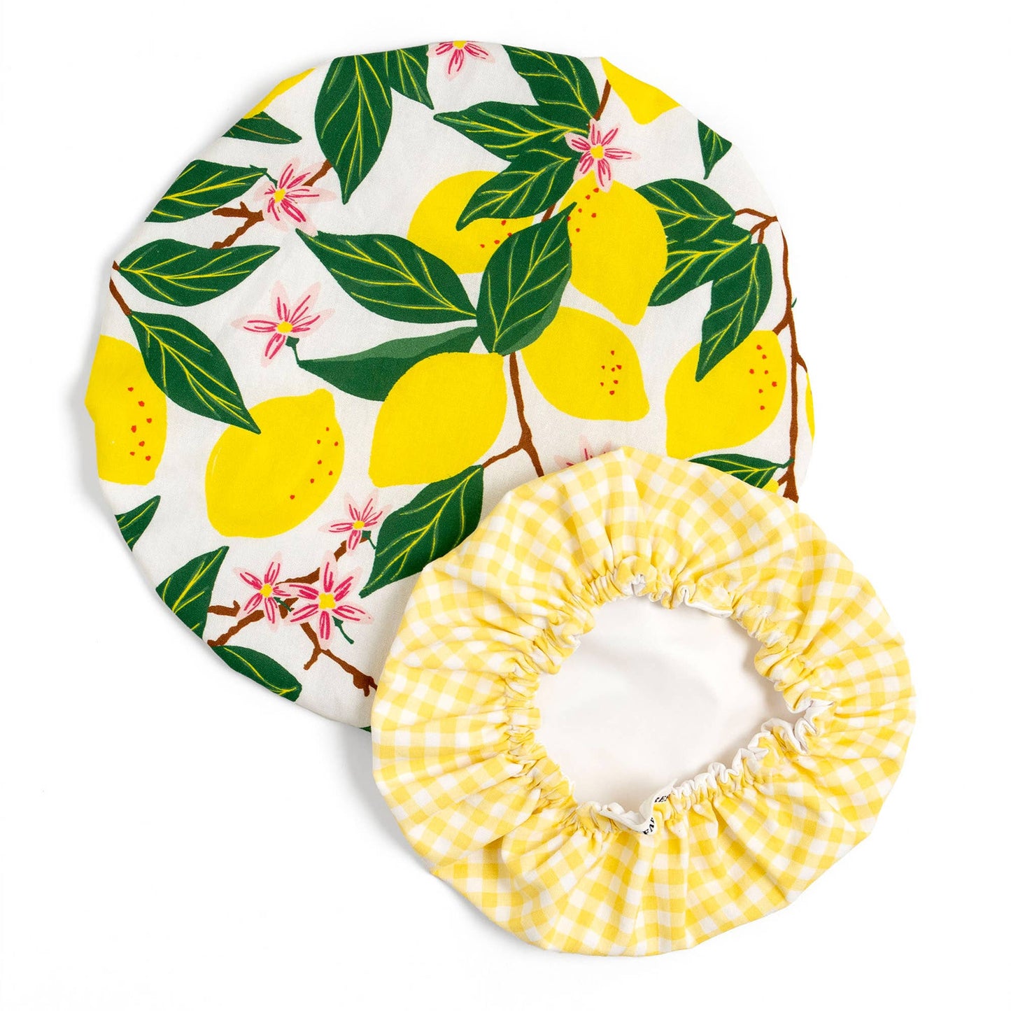 Lemon Grove Reusable Fabric Bowl Cover Set