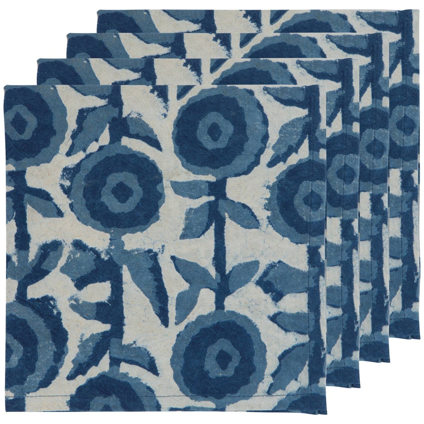 Gilia Block Print Napkin Set of 4