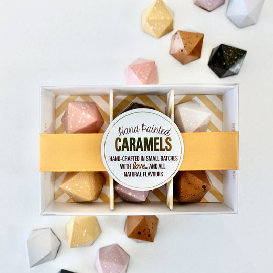 Handcrafted Belgian Chocolate Caramels—Box of 6