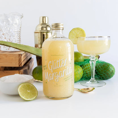 Glitter Margarita Cocktail and Mocktail Mixer, 16 fl oz