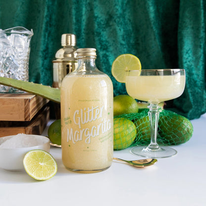 Glitter Margarita Cocktail and Mocktail Mixer, 16 fl oz