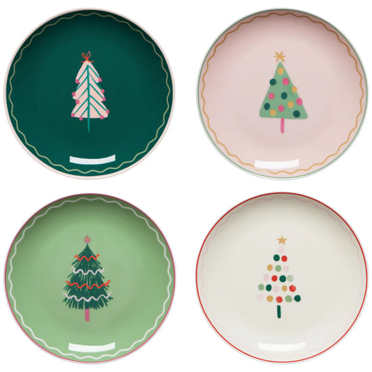 Glitzmas Appetizer Plates