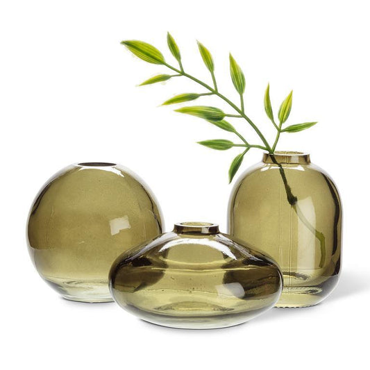 Mini Green Bud Vases
