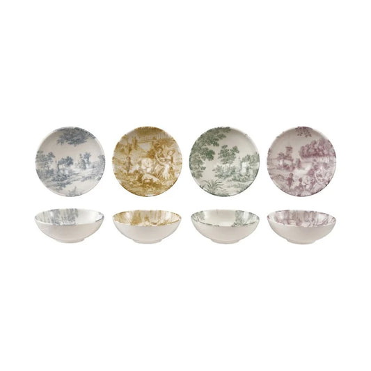 Vintage Inspired Toile Dish