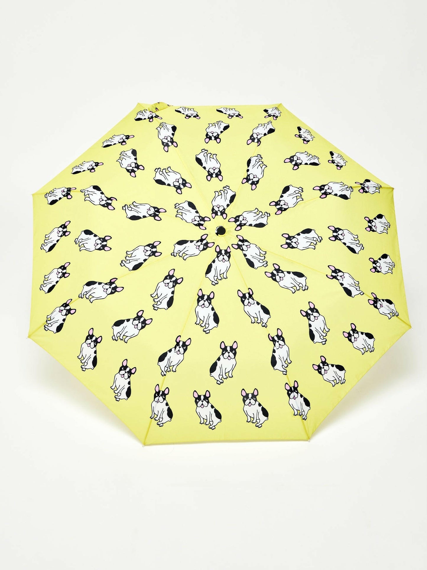 French Bulldog YellowEco-Friendly Compact Duck Umbrella