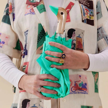 Eco-friendly Compact Duck Umbrella—Solid Colours