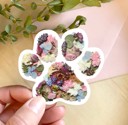 Seek & Bloom Pressed Flower Sticker