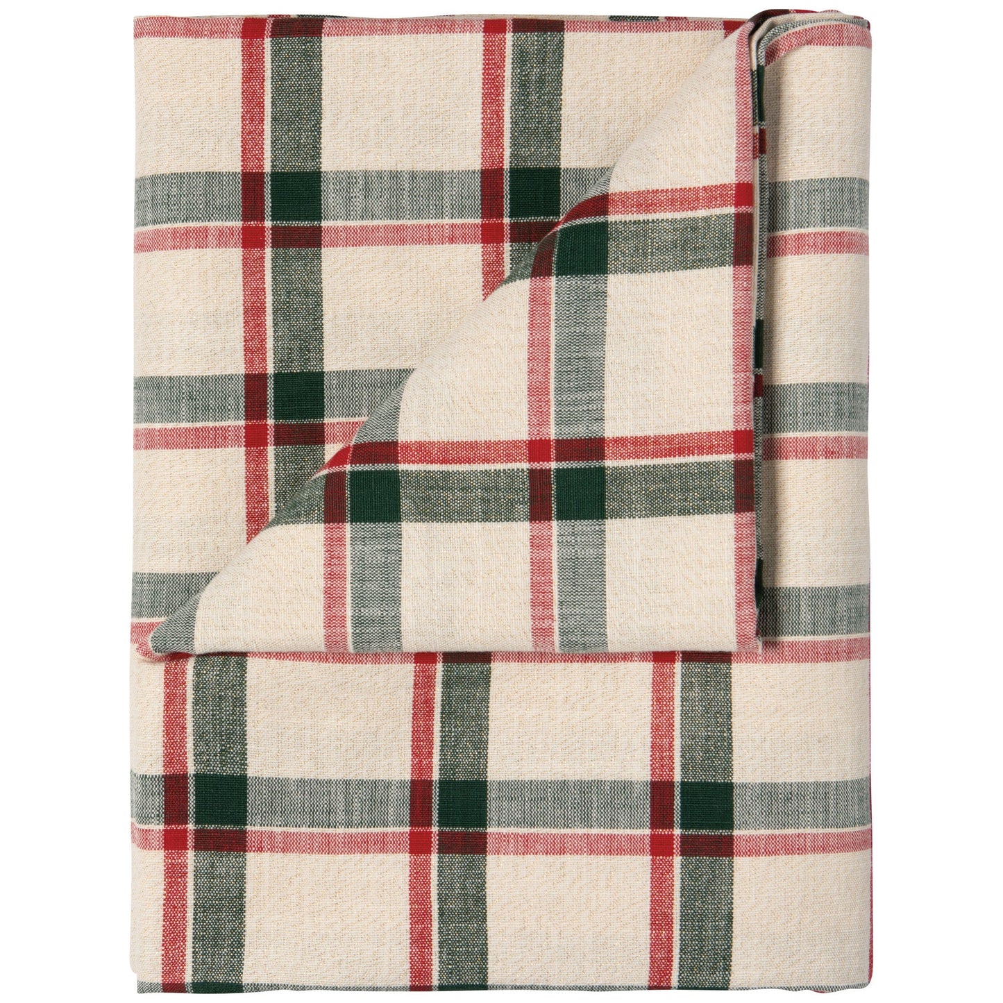 Noel Plaid Christmas Tablecloth—60x120 inches