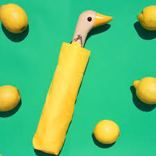 Eco-friendly Compact Duck Umbrella—Solid Colours